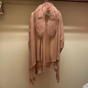 Sweater peach color cashmere extra small